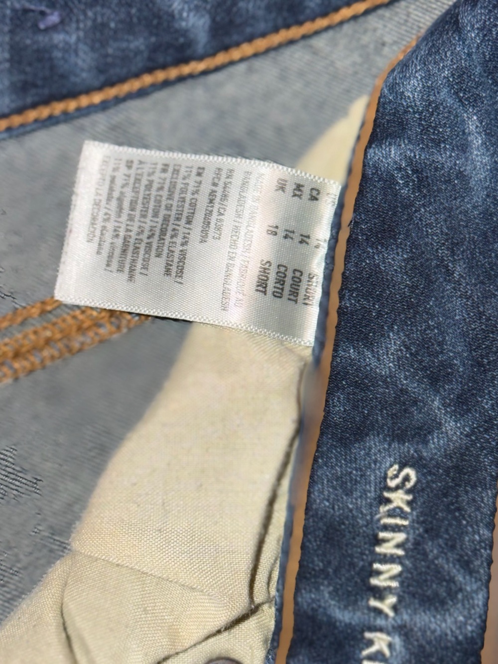 American Eagle skinny kick jeans 14 short - Picture 5 of 9
